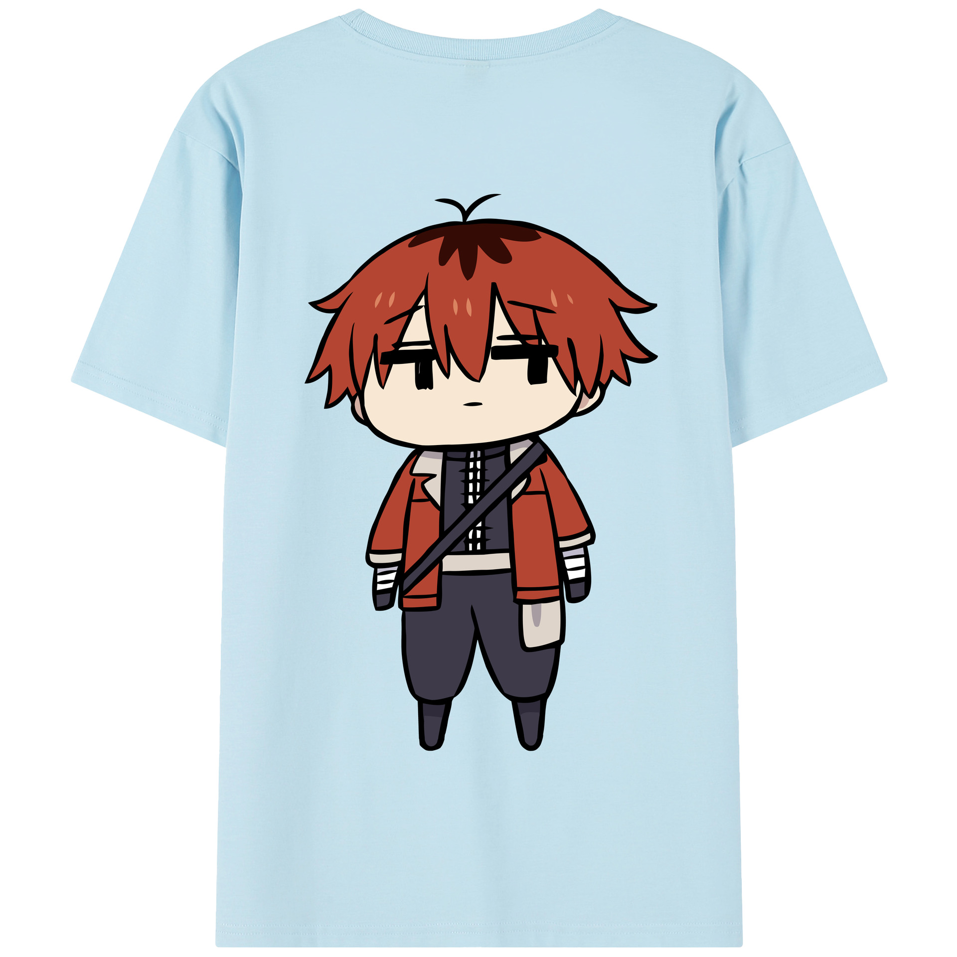 （画像用） 葬送のフリーレン Frieren 綿100％半袖Tシャツ（背面プリント）